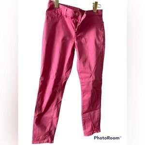 J brand pink salmon skinny crop capri pants size 28 tum hotpin